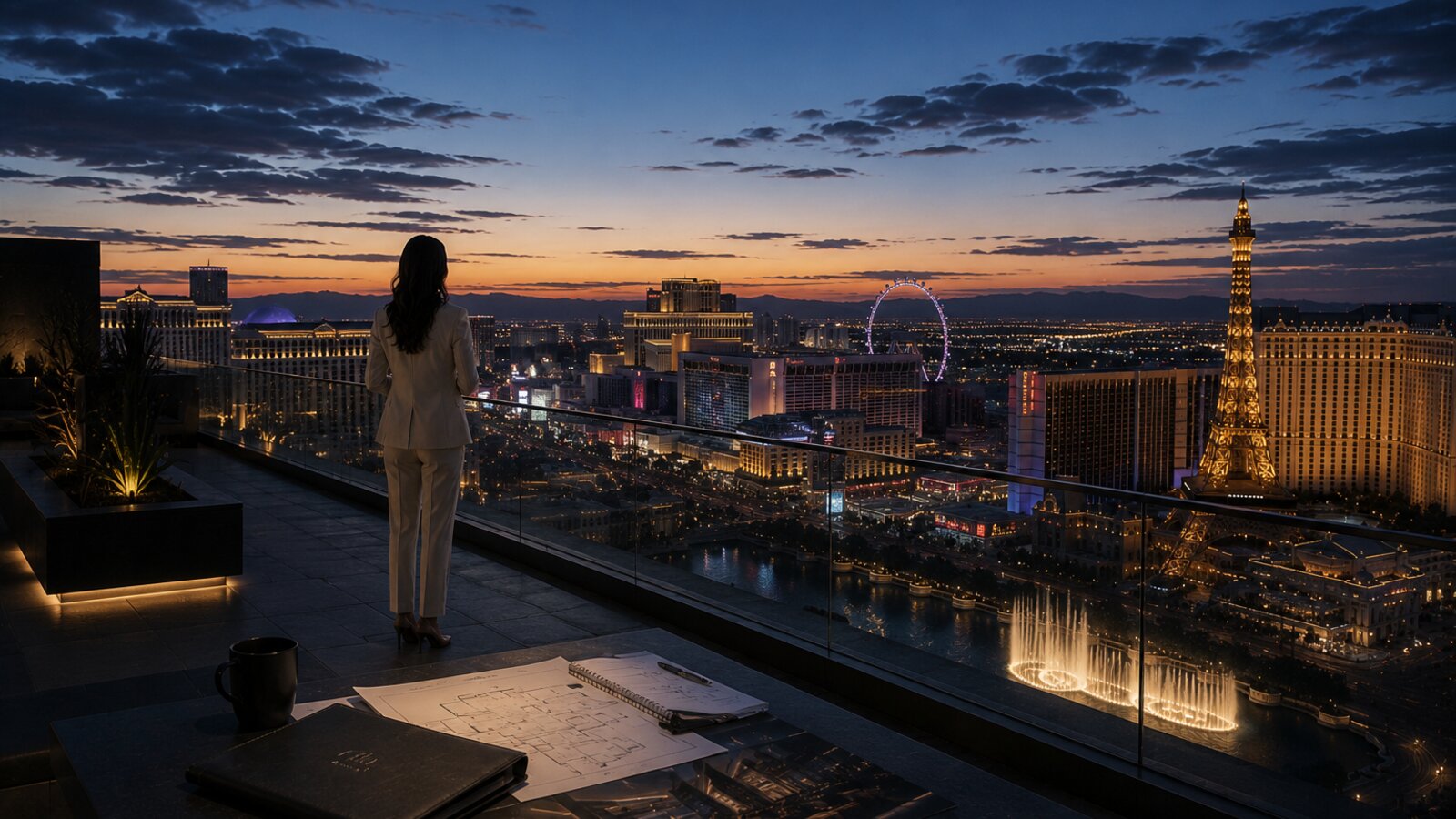 Las Vegas before sunrise